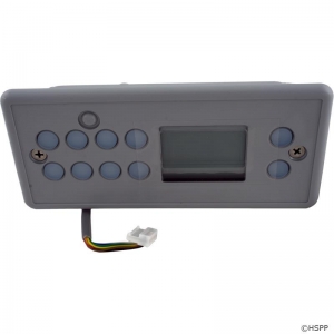 Topside, Gecko TSC-8/K-8, 10 Button, Lg Rec, LCD, w/o Overlay