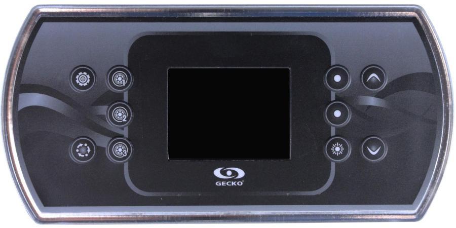 Topside, Gecko in.k800, 10 Buttons, Clear, with Overlay