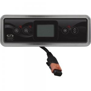 Topside, Gecko In.k300, 4Btn, P1/P2/Lt/Temp, w/Overlay, 10'Cord