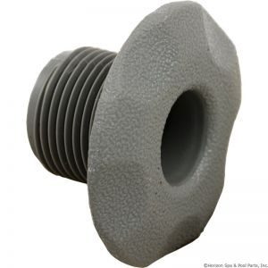 Jet, Ozone Cluster, Large Face 5-Point Scallop, Gray