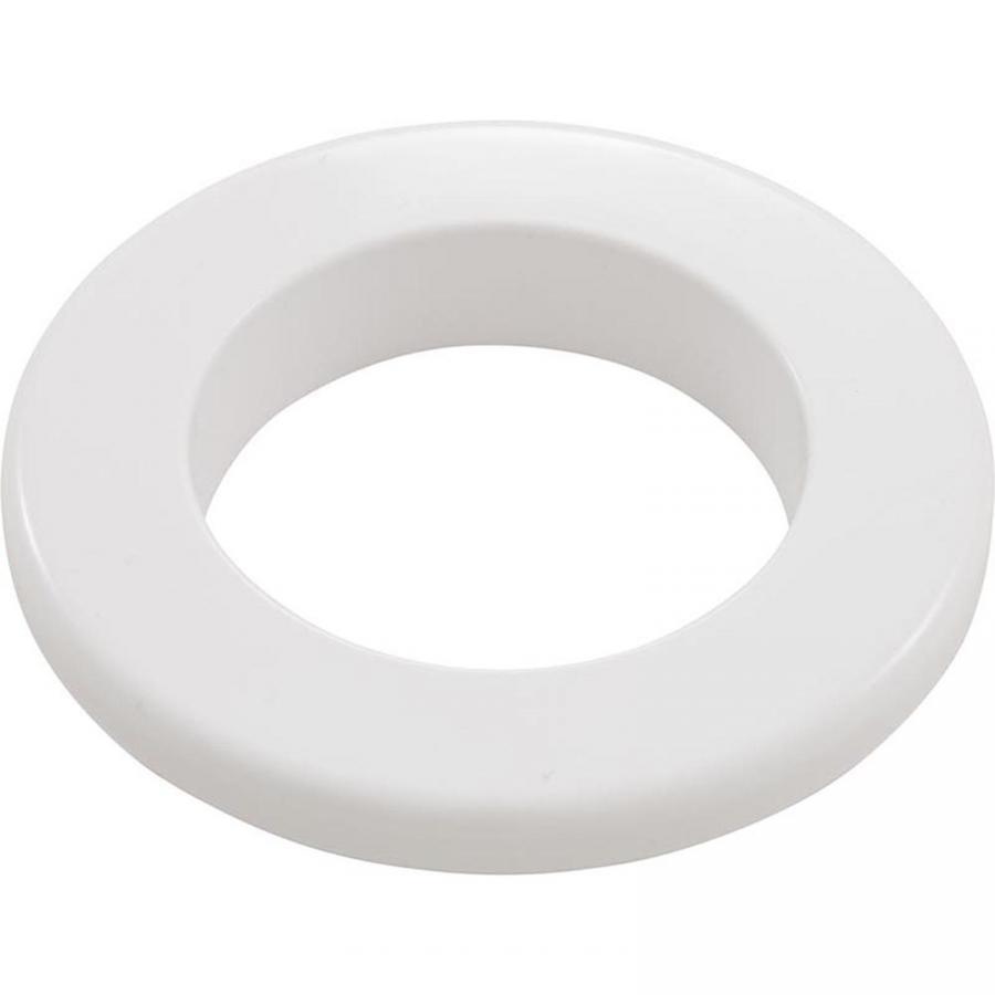 Escutcheon, BWG/GG Trans-Adj, 3-3/16"fd, Flat, Plastic, Wht