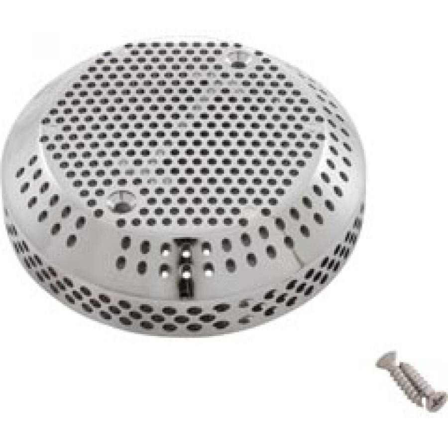 Suction Cover, BWG, 3-3/4" 100gpm, Polished Chrome, Bath Only