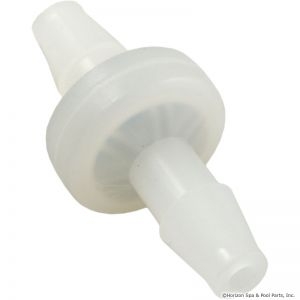 Ozone 1/4"b x 1/4"b Ozone Check Valve (ribbed,viton)