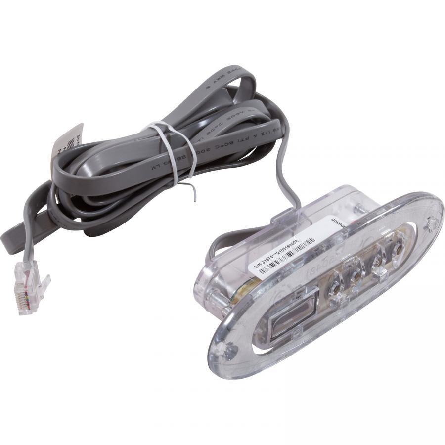 Topside Only, BWG VL240, 4 Button, Clear