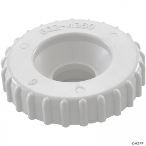 Cap, Waterway Single Port On/Off Valve, White
