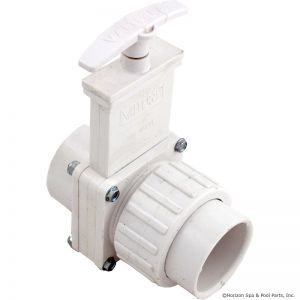 Gate Valve, 3 pc, Valterra, 1-1/2"s x 1-1/2"Union, 45psi