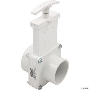 Gate Valve, 3 pc, Valterra, 2" Slip x 2" Spigot, 45psi