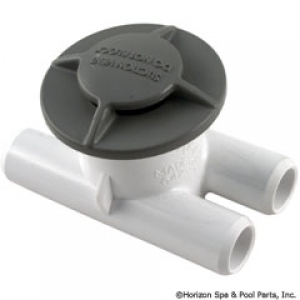 Spa Vent Vacuum Break Inlet, 3/4"SB - Gray