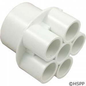 Manifold, 3/4"s, 6 Port, Transition, 2"s