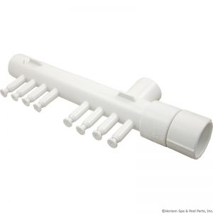 Manifold 1"s Tee Style (8)3/8 Smooth Barb