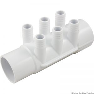 Manifold 2"s x 2"spg x (6) 3/4"barbs