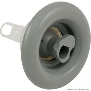 Jet Barrel Assy,Cyclone Luxury Adj. Swirl, Smooth Finish, Gray