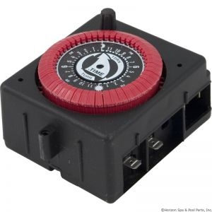 Timer 24 Hr. Panel Mount, 120vac, PF & RC Series W/Override