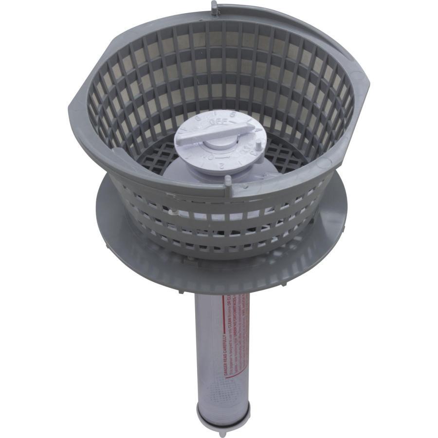 Lily Chemical Dispenser, Pentair Dynamic IV, w/ Basket, Dk Gry