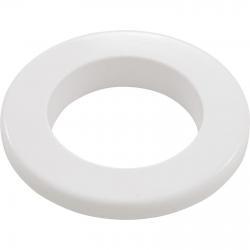 Escutcheon, BWG/GG Trans-Adj, 3-3/16"fd, Flat, Plastic, Wht