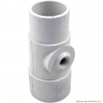 Tee Adapter, 1-1/2"s x 1-1/2"spg x 3/8"fpt