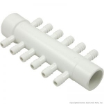Manifold 1"Skt x 1"Spig W/(12)3/8" Barbs