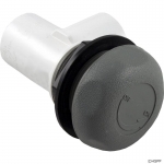 On/Off Valve, Waterway, 1" Slip x 1" Slip, Single Port, Gray