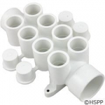 Manifold, 1.5"s x 1.5"spg, (8) 3/4"s Ports