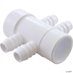 Manifold, 3/4" Barb, 4 Port, 1-1/2" Slip x 1-1/2" Spigot