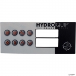 Overlay, Hydro-Quip HT2, 8 Button, Large Rec