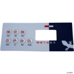 Overlay, Gecko TSC-8-GE2, 7-Button, P1, P2, Bl, Lt