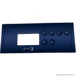 Overlay, Gecko TSC-35, 6 Button, P1, P2, Bl, Lt