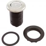 TDI 3428 LowProfile Button, Plated Chrome